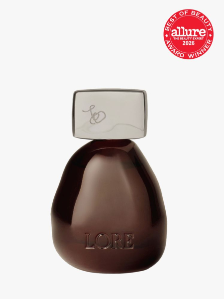 Lore Somewhere But Nowhere Eau de Parfum in branded component on a light gray background with the 2026 best of beauty seal in the top right corner