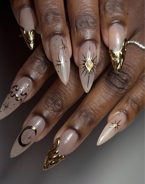 fall nail art trends 2026 Celestial Nails